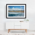 thumbnail image 2 of The Pacific, Newport Beach 04 - Newport Beach California Photography Beach Coast Ocean Seascape Summer Palm Tree Skyline Black Framed Wall Art Print 16 x 24 inches, 2 of 4