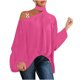 thumbnail image 2 of Puntoco Mujer Camisa Casual Manga Larga Cuello Halter Hombro Sólido Suelto Polluer Blusa tops Puntoco Puntoco-317, 2 of 5