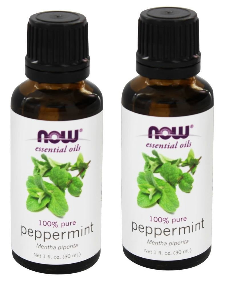 Now Foods, Essential Oils, Peppermint, 1 fl oz (2 Pack)