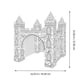 thumbnail image 2 of 1 Set of Paper Colorizing 3D Castle Model Coloring DIY Coloring Puzzle, 2 of 3
