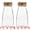 Square Base Bottle, variant on Unique Bargains 2pcs Glass Jars With Cork Stoppers Round Base 8.6cm x 8.6cm x 7.5cm