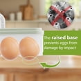 thumbnail image 3 of Lumikrypt 2 Pack Deviled Egg Containers with Lid, Deviled Egg Tray Carrier with Handle for 48 Eggs, Clear Storage Devil Egg Platter, Stackable Portable Egg Holder, 3 of 7