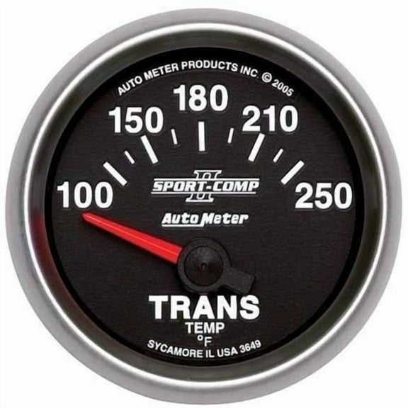 AUTO METER 3649 2-1/16IN TRANS TEMP, 100- 250F, SSE