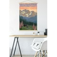 thumbnail image 5 of Lantern Press - Yellowstone National Park, Wyoming, Spring Flowers Wall Poster with Magnetic Frame, 22.375" x 34", 5 of 5