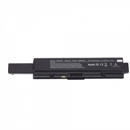 BDS Compatible with TOSHIBA Satellite A500-1GP 6600mAh 71Wh 9 Cell Li-ion 10.8V Black Laptop/Notebook Replacement Battery
