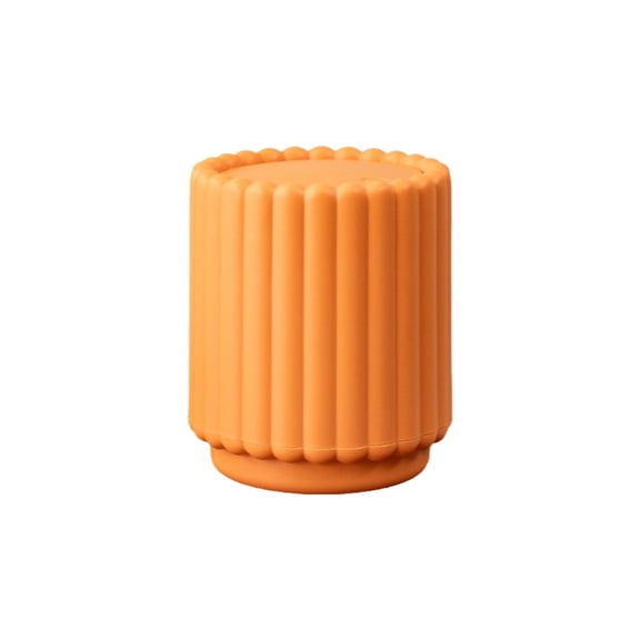 Creative Press Open Lid Desktop Trash Can Sunflower Shape Plastic Garbage Bin Non-slip Large Opening Storage Bucket Office