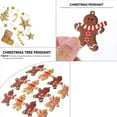 thumbnail image 4 of 12pcs Gingerbread Man Ornaments, Lovely Interesting Gingerbread Man Hanging Decors, 4 of 5