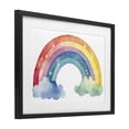 thumbnail image 2 of Stupell Industries Eclectic Colorful Rainbow with White Stars Black Framed Print Under Glass, 20 x 14, by Creative Studio, 2 of 8
