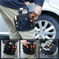 thumbnail image 6 of Heavy Duty Tool Bag for Outdoor Work and Construction Durable Storage Organizer with Multiple Pockets for Mechanics Electricians Carpenters, 6 of 6