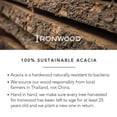 thumbnail image 4 of Ironwood Gourmet Tabla Para Cortar De Grano Largo, Madera De Acacia, Mediana, 20.0 X 15.0 X 1.5 In., 4 of 5