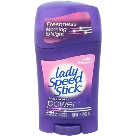 Mennen Lady Speed Invisible Dry Wild Freesia Deodorant for Women, 1.4 oz