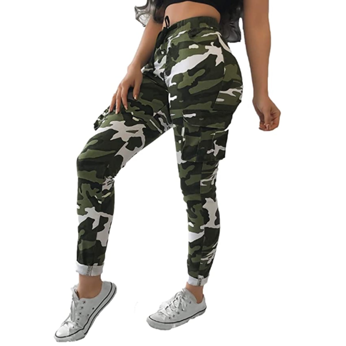 Benficial Womens Sports Camouflage Sweatpants Casual Camouflage Trousers Jeans 2019 Summer 