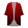 thumbnail image 4 of Posijego 3/4 Sleeve Cardigans for Women Lightweight Cardigan Open Front Beach Vacation Summer Casual Outerwear, 4 of 5