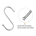 thumbnail image 4 of Uxcell 3.54'' S Hooks Hanger Stainless Steel Silver Tone 4Pcs, 4 of 6