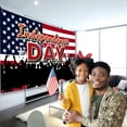 thumbnail image 4 of luoshd Independence Day Decorations Congratulations Independence Day Banner Holiday Party Decorations Hanging Flags Patriotic Decorations Photo Backdrops, 4 of 7