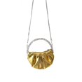 thumbnail image 1 of Bolsos de hombro tipo bandolera con cadena para cena redonda de media luna para mujeres y niñas, 1 of 5