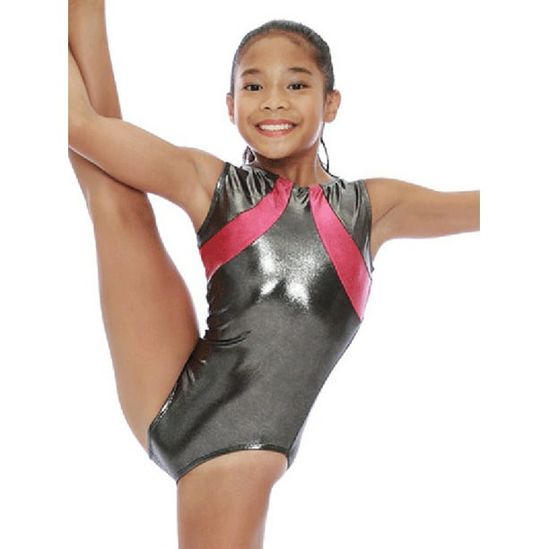 VEVA by Very Vary Girls Charcoal Pink Sol Mystique Gymnastics Fancy