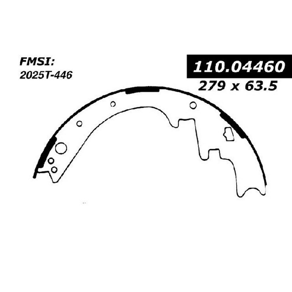 OE Replacement for 1977-1993 Dodge D150 Rear Drum Brake Shoe ...