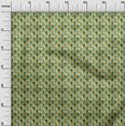 thumbnail image 3 of oneOone Georgette Viscose Green Fabric Abstract Fabric For Sewing Printed Craft Fabric By The Yard 42 Inch Wide, 3 of 5
