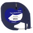 thumbnail image 2 of 5-pack Etikettskrivartape för DYMO LetraTag Refill Plast 91331 Gift, 2 of 5