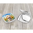 thumbnail image 3 of Goldendoodle in Sunflowers Compact Mirror 2.75 in x 3 in, 3 of 4