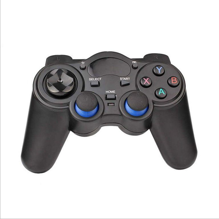 USB Wireless Game Controller Gamepad for PC/Laptop (Windows XP/7/8/10) and  PS3 and Android & Steam - [Black](Black)