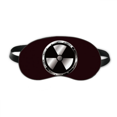 thumbnail image 1 of Logo fondo negro sustancias radiactivas advertencia Máscara de sueño, 1 of 4