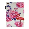 thumbnail image 3 of iPad Air 2 Case 9.7, Allytech Ultra Slim Folio Multi Angle Stand Magnetic Smart Auto Sleep Wake Shockproof Colorful Pattern Credit Cards Holder Wallet Covers Cases for Apple iPad Air 2, Rose Flamingo, 3 of 9
