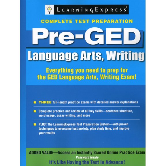 Pre-Owned Pre-GED: Language Arts, Writing (Paperback) 1576857514 9781576857519