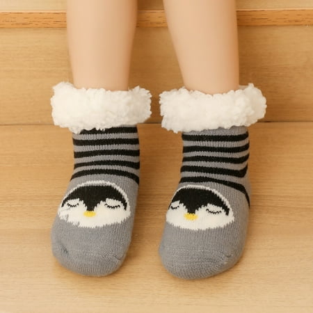 

Cartoon Thickened For Kid Children Soft Fluffy Plush Baby Socks Cover Cartoon Thickened For Kid Children L Clouds