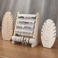 thumbnail image 3 of Natural Wooden Jewellery Display Rack - Ears Bracelet Watch Bangle Holder, 3 of 8