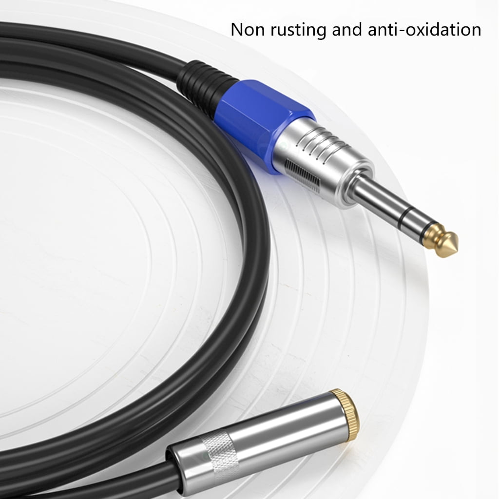 Bottone 3.5mm to 1/4 Headphone Adapter Cable 3.5mm 1/8inch Female TRS to 6.35mm 1/4inch Male TRS Stereo Cable for Guitar