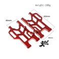 thumbnail image 4 of Aluminum Alloy Rear Suspension Arm Ara330790 For Arrma 1/8 Mojave Rc Car Upgraded Part Red, 4 of 5