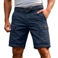thumbnail image 2 of EaskTriop Mens Casual Cargo Shorts Lightweight Quick Dry Breathable Summer Outdoor Shorts Relaxed Fit Multi-Pocket Work Golf Shorts Classic, 2 of 6