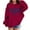 1-Red1118, variant on WOYY Girls Hoodie Miami Print Long Sleeve Pullover Hooded Sweatshirt for Kids, Sizes 2-13