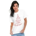 thumbnail image 5 of Have Yourself Merry Little Christmas Women's Graphic T Shirt Tees Brisco Brands X, 5 of 5