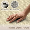 thumbnail image 6 of ODIKA 8'x10' Washable Area Rug Herringbone Vintage Farmhouse Motif Interlocking Geometric Door for King Size Bedroom Under Bed, Master Suite, Non-Shedding, Easy Care, 6 of 7