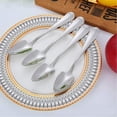 thumbnail image 2 of Juego de 6 Cucharas de Pomelo de Acero Inoxidable Semidentadas - Vintage - Regalo para la Cocina oso de fresa Electrónica, 2 of 5