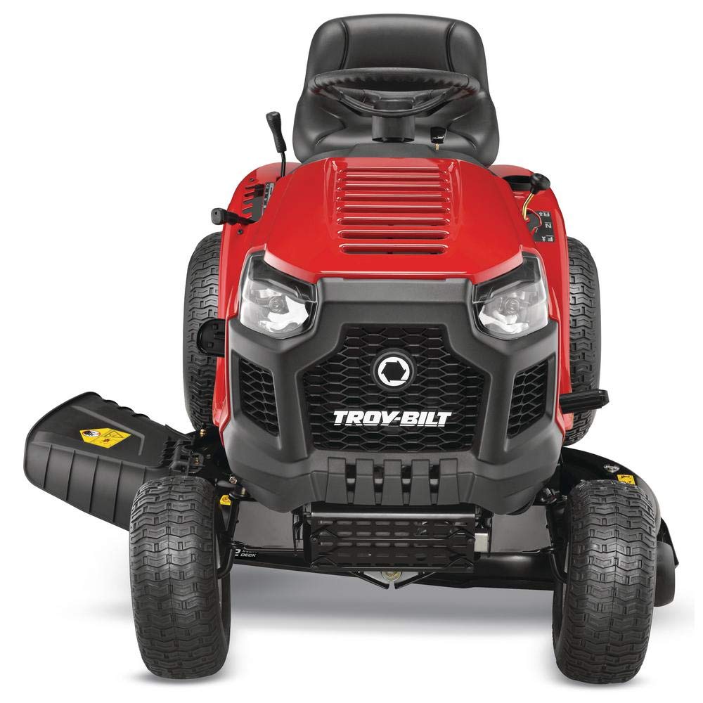 Troy Bilt Bronco 42 in. 19 HP Briggs & Stratton Automatic Drive Gas Riding Lawn Tractor with Mow in Reverse - image 3 of 7