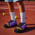 thumbnail image 4 of Chririnla Halloween Bat Shoes for Girls Boys Comfortable Sneakers Neon Pumpkin Shoe Little Big Kids Lace Up Sports Athletic Running Shoes, 4 of 7
