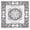 Ivory/Black, variant on SAFAVIEH Aspen Gaman Medallion Area Rug, Ivory/Light Gray, 6' x 6' Square