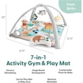 thumbnail image 4 of The Peanutshell Safari 123 Activity Gym and Baby Play Mat, Baby Gym Activity Center, 7-Piece Count, 4 of 7