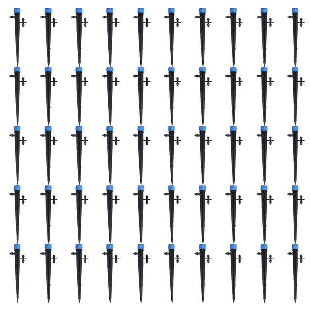 50 Pcs Irrigation Drippers Drip Emitters Micro Spray Adjustable Sprinkler Garden