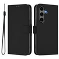 thumbnail image 2 of Wallet Case Compatible for Samsung Galaxy S25 5G, PU Leather Magnetic Closure Protective Flip Folio Case with 3 Card Holder and Wrist Strap Cover Women Men,Black,For Galaxy S25 5G, 2 of 7