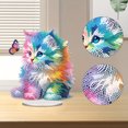 thumbnail image 2 of Decoraciones Mesa Arte Diamante 5D Topla Pintura Diamantes Ornament Kits Acrílico Animal Colorido para La Oficina en Casa, 2 of 9