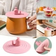 thumbnail image 2 of Ikeay Dust Cup Cover, Food Grade Silicone Cup Lid Universal Cup Lid Dust Cup Lid High Temperature Leak Proof Glass Cup Lid Cartoon, Closure Lids, 2 of 9