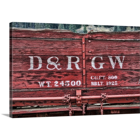 Great BIG Canvas | "Historic Train I" Canvas Wall Art - 30x20