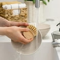 thumbnail image 5 of 6Pcs Bamboo Dish Brush Head Soft Sisal Bristle Dish Natural Washing Brush Head Eco-Fri y22227, 5 of 6