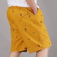 thumbnail image 3 of Ynynloco Mens Casual Shorts - Cotton Drawstring Summer Beach Stretch Twill Chino Golf Shorts with Side Pockets for Daily Outdoor Wear, 3 of 6