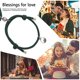 thumbnail image 3 of Muyoka Pulsera magnética para parejas, ajustable, atrayente, a juego, hecha a mano, cuerda, parejas, pulseras, cadena, amor, joyería, regalos para pareja, novio, novia, mejor amigo, verde Muyoka Hogar, 3 of 6